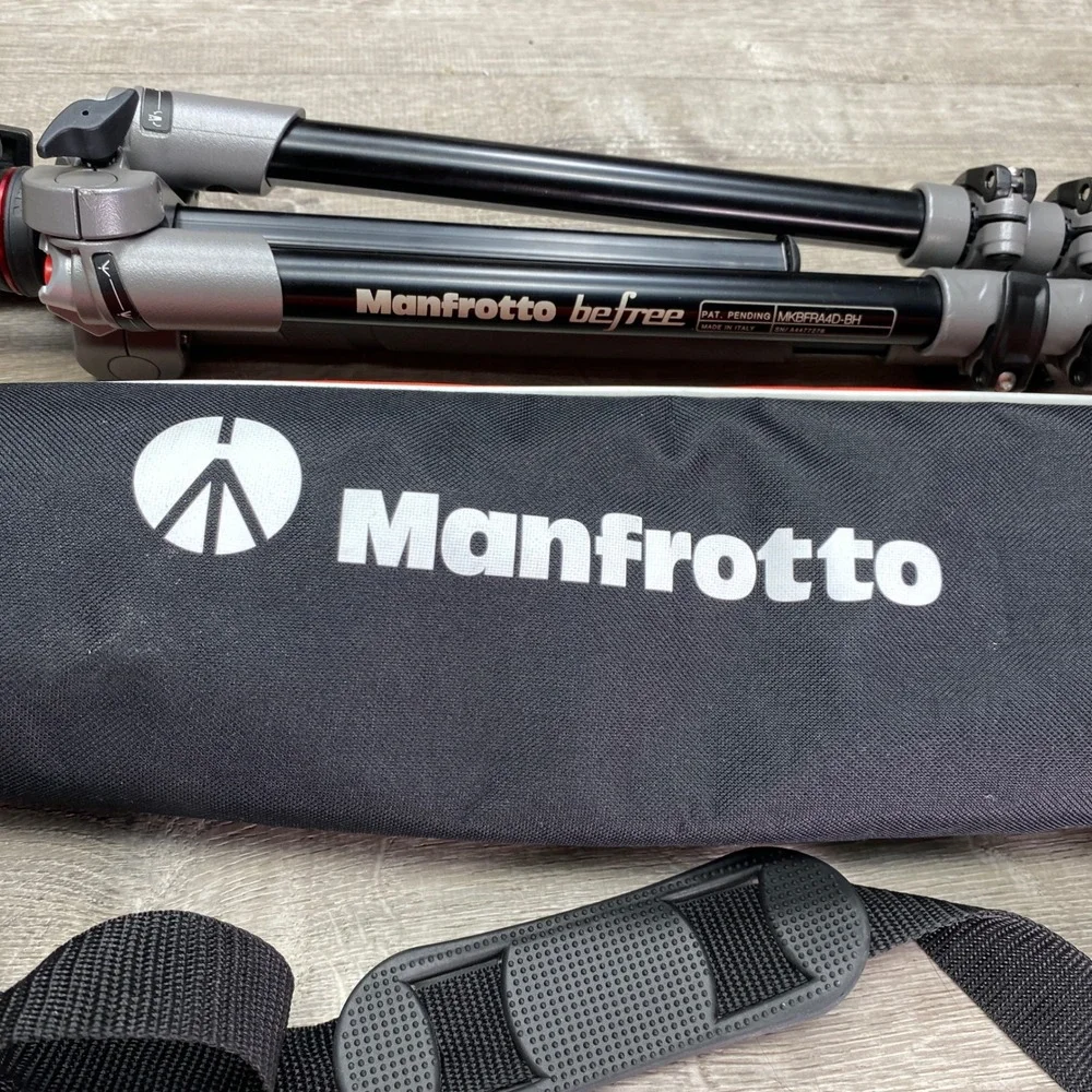 Manfrotto Befree Tripod Black Grey MKBFRA4D-BH Travel Photography